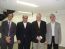 Paulo Fernandes, diretor comercial da Futurum, Claudio Gebenlian, gerente nacional de Vendas da Travel Ace Assistance, William Prico, presidente da Abav/SP, e Joo Carlos Noronha, diretor-executivo da Novo Valor Consultoria Empresarial, aps palestra realizada na sede da Travel Ace